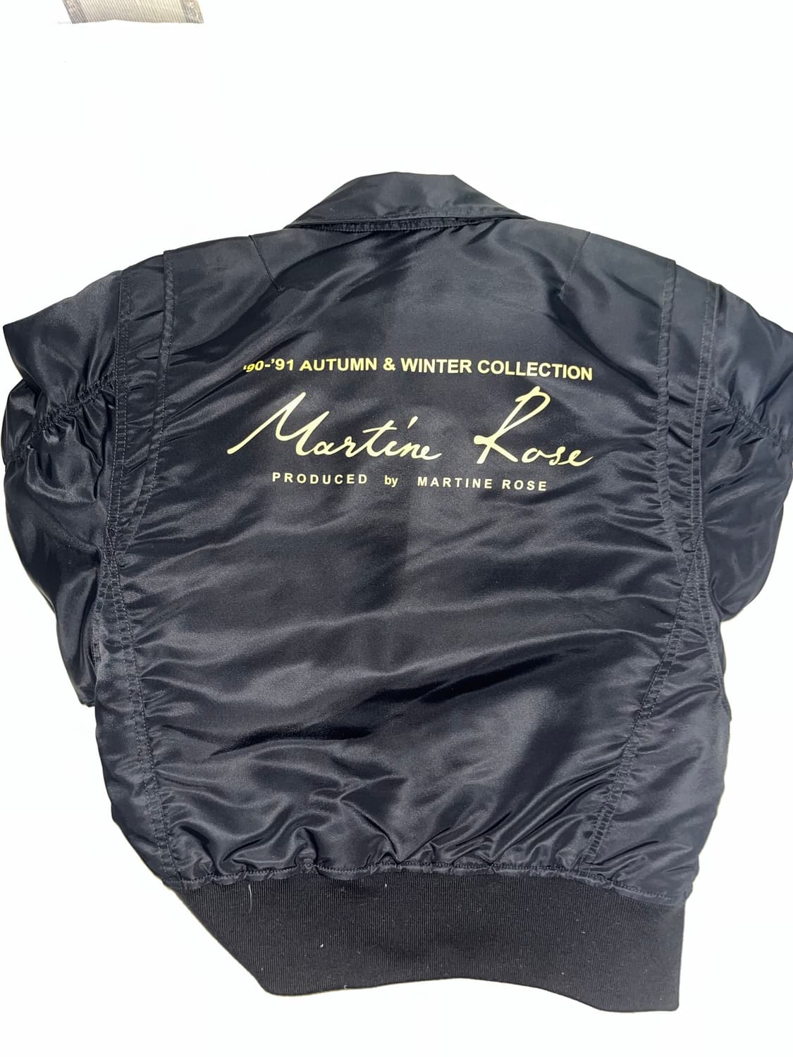 마틴로즈 슈렁큰 봄버 블랙 L 상품이미지1