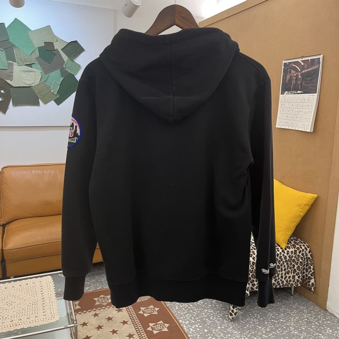 미첼엔네스 뉴욕메츠 올드스쿨 키치 로고 후드티 90 C10421 상품이미지4