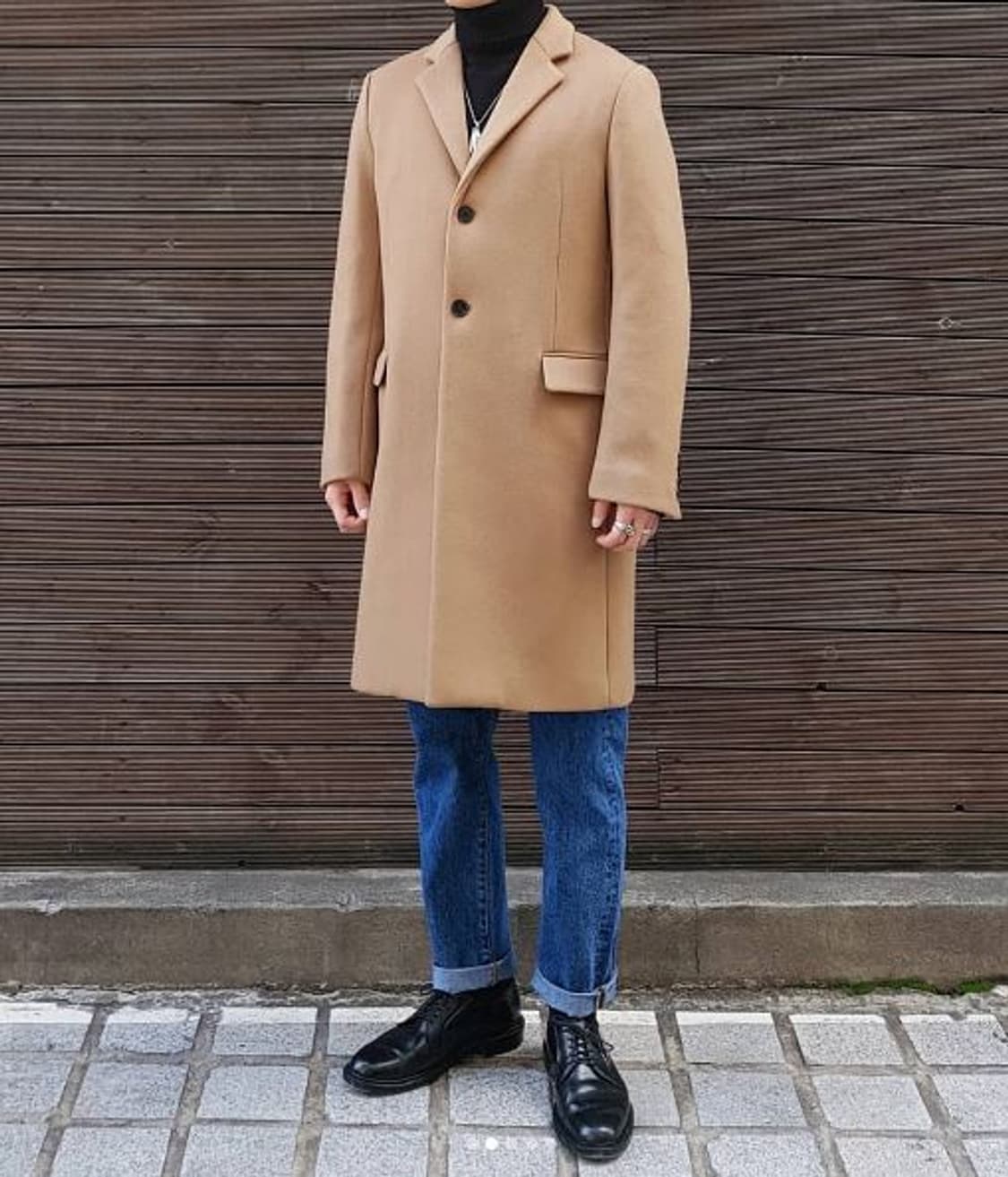 토니웩 코트 팝니다(카멜,95) 상품이미지6