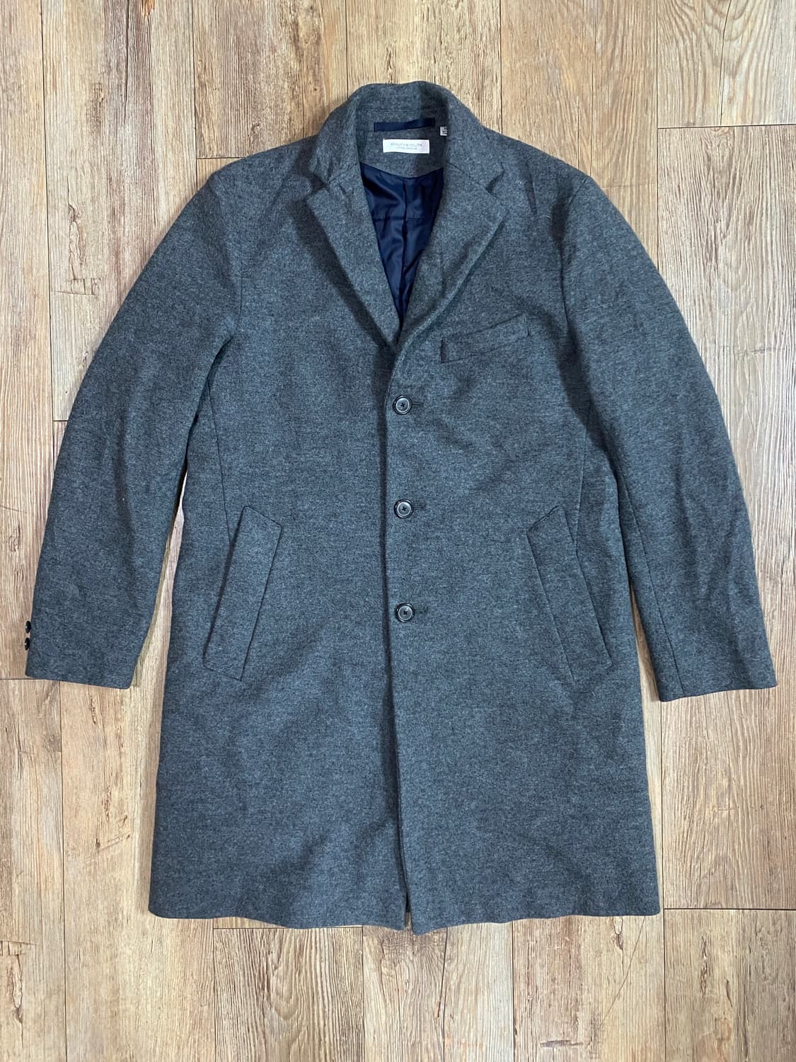 유나이티드 애로우즈 뷰티앤유스 패딩 울 체스터 코트 그레이 M 상품이미지3