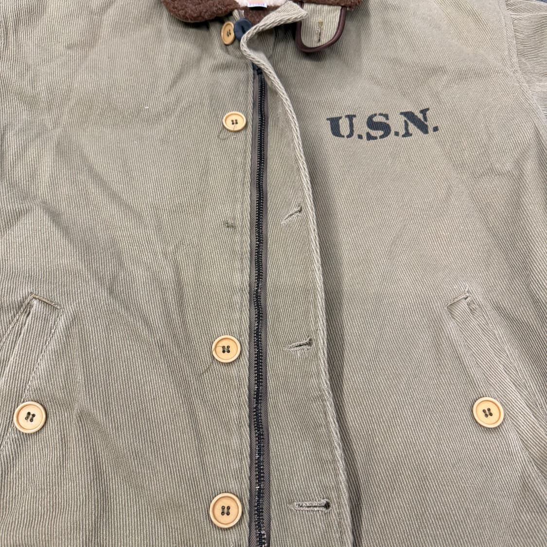 [ XL ] 아메리칸 빈티지 미해군 N-1 덱자켓 상품이미지6