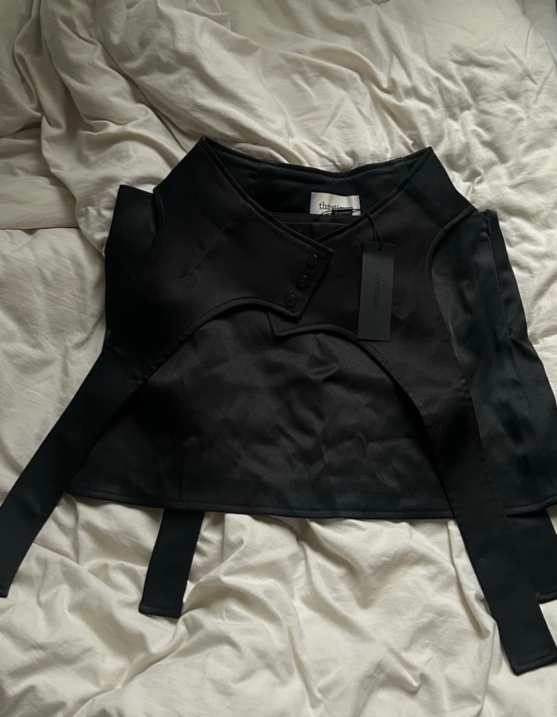 쓰리타임즈 코르셋 로우 미니 스커트 상품이미지1