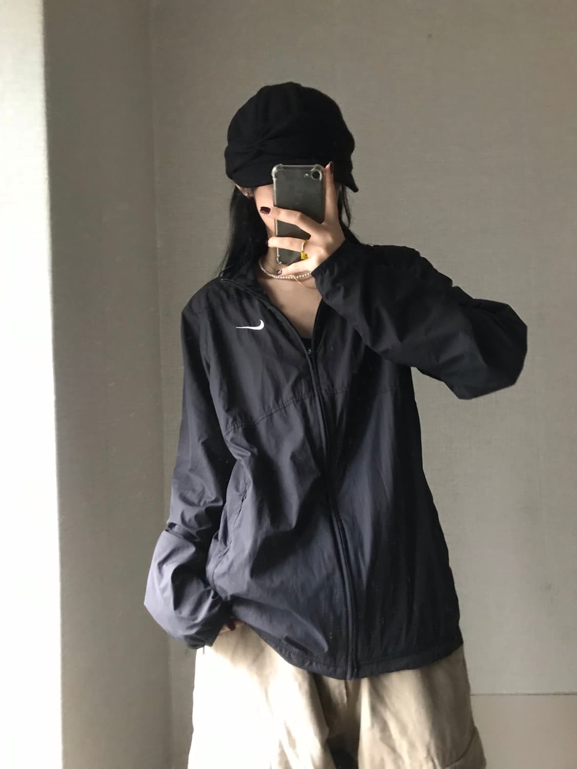 나이키 블랙 바람막이 상품이미지2