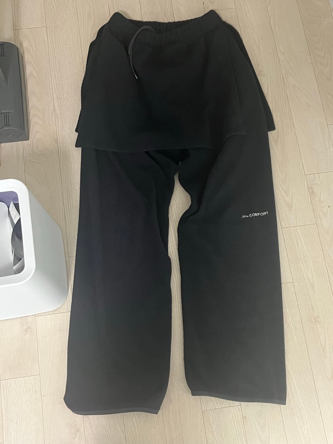 지초이 플리스 레이어드 팬츠 상품이미지1