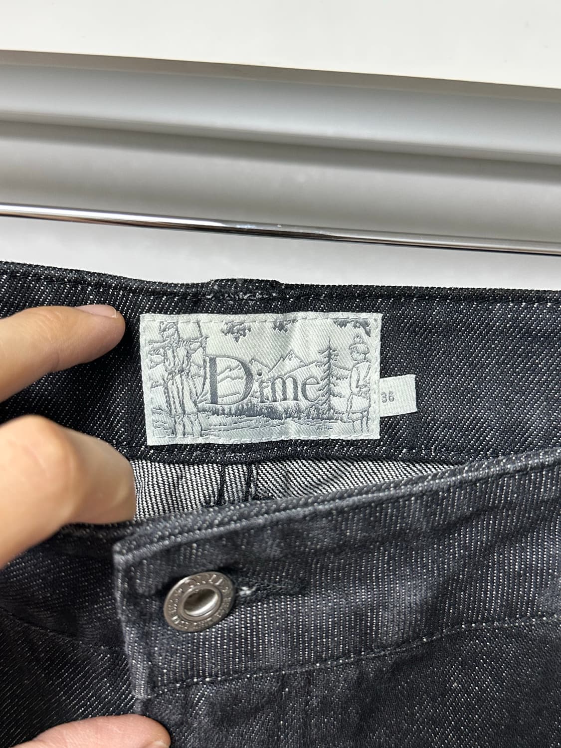 다임 인디고 배기 데님 팬츠 36 급처 상품이미지3