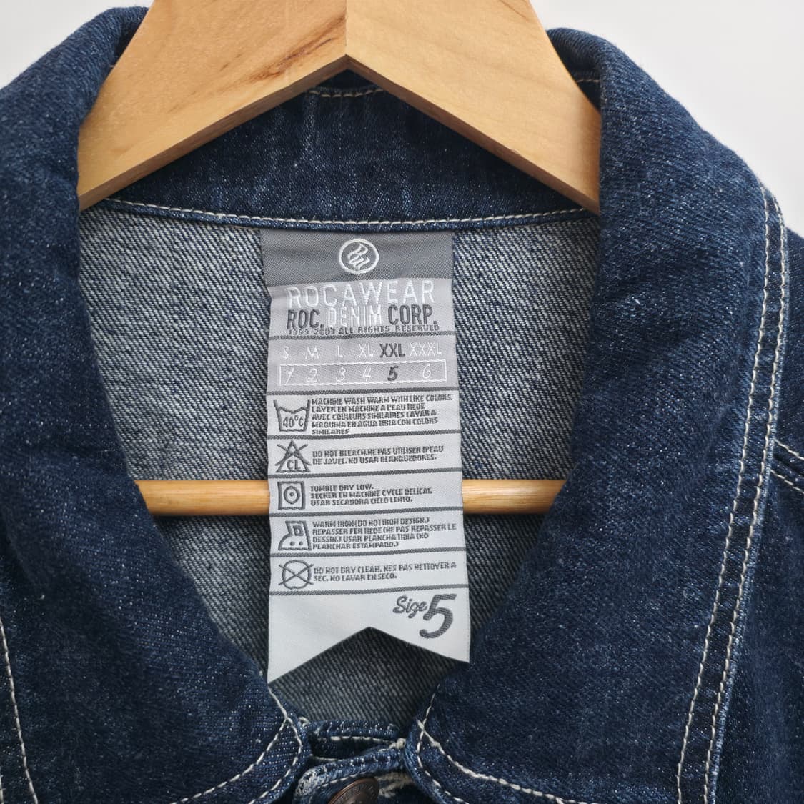 [XXL] 로카 웨어 ROCAEEAR 데님 초어 자켓 상품이미지7