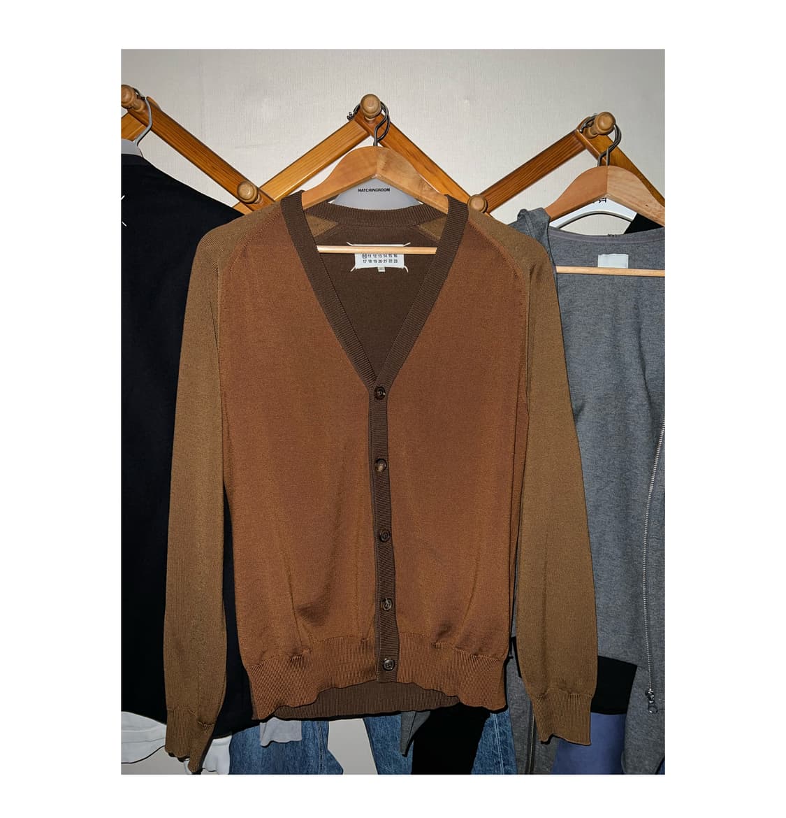 마틴 마르지엘라 컬러블락 가디건 상품이미지3