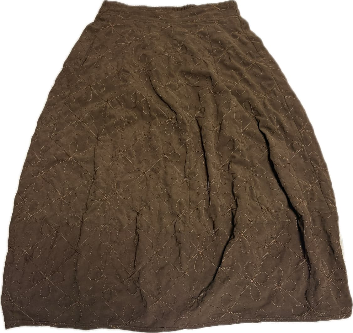 빈티지 모리걸 자수 벌룬 롱스커트 상품이미지1