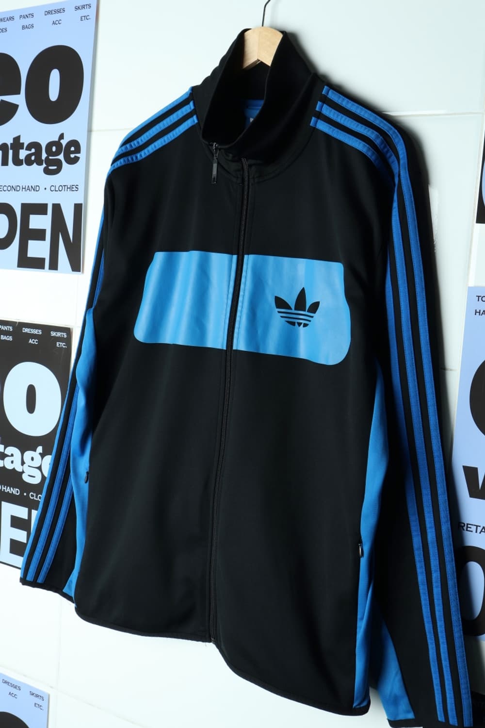 (2XL) 아디다스 집업 바람막이 점퍼자켓 희귀 대장급 블랙-7B1B 상품이미지1