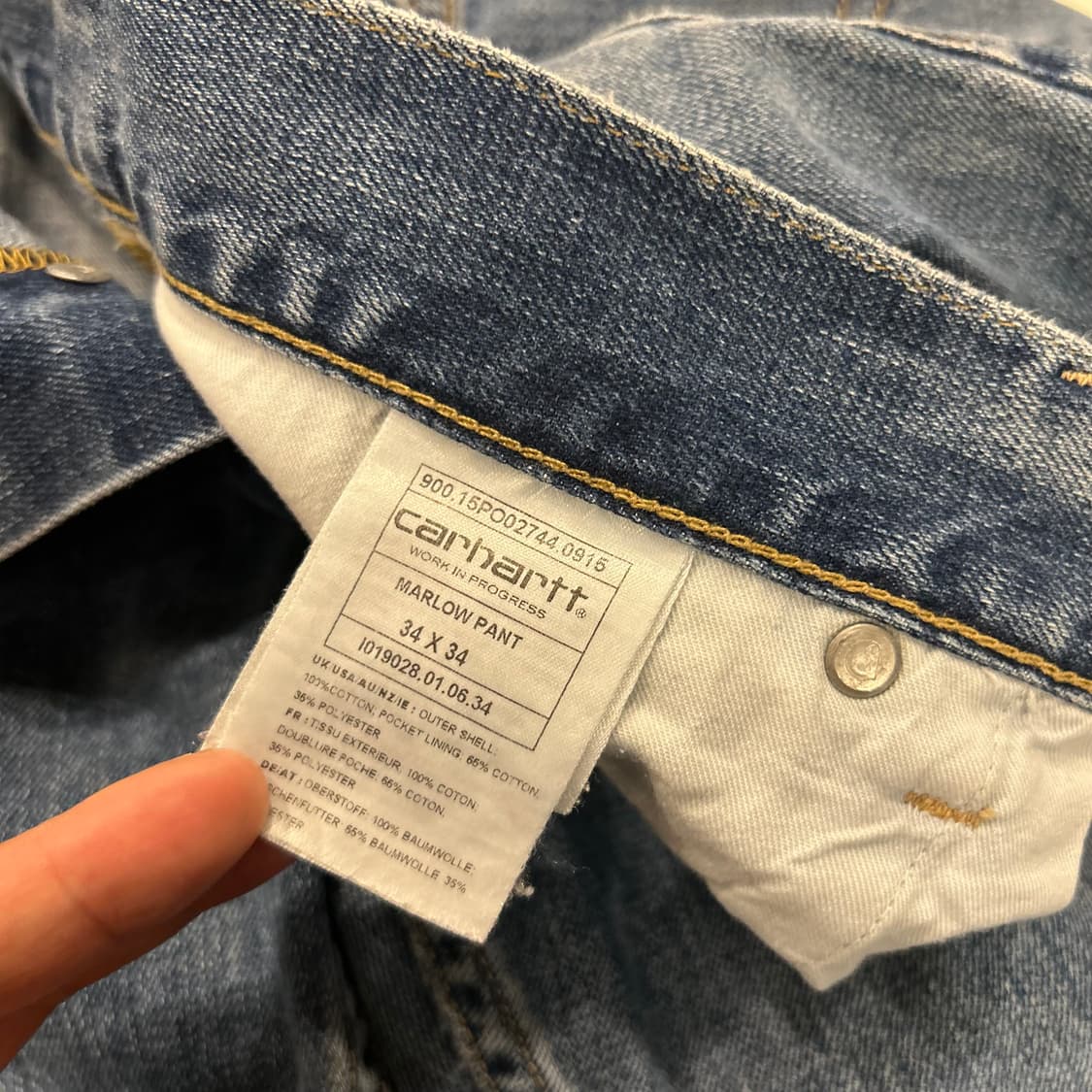 [34] 칼하트 marlow 데님 청바지 Carhartt B241 상품이미지8