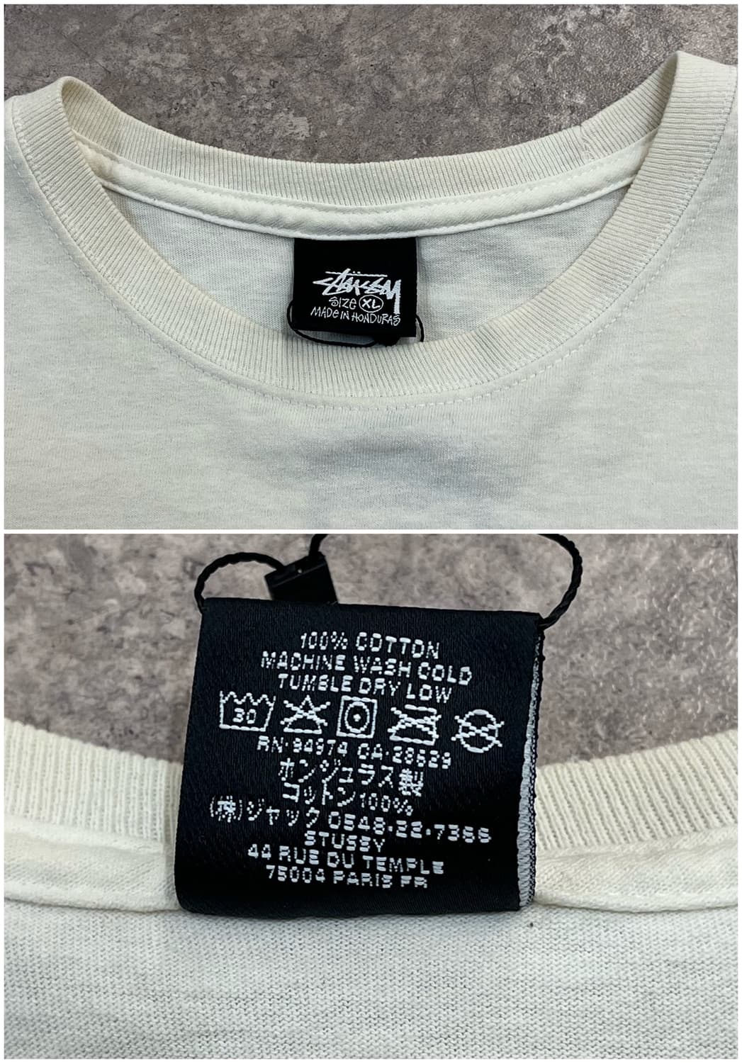 스투시 에잇볼 빅로고 반팔티 XL #csz2760  상품이미지3