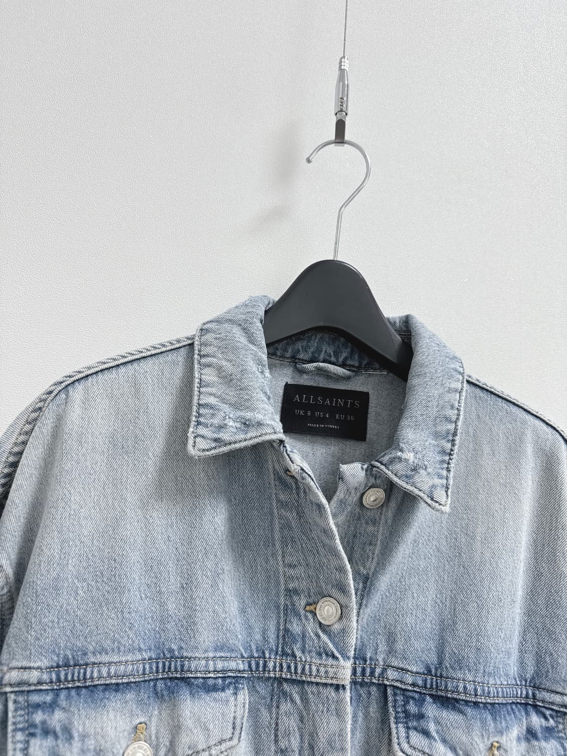 올세인츠 연청 데님 자켓 상품이미지4