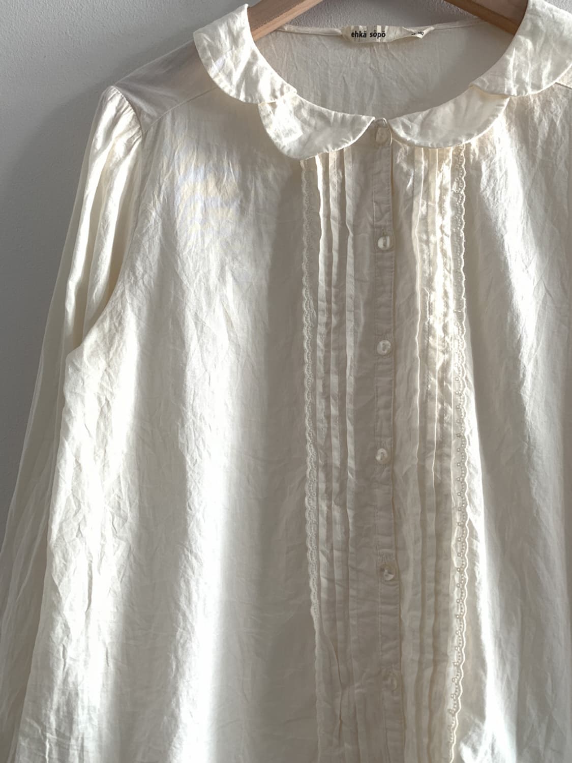 (Vintage)Lace Collar Blouse Shirts 상품이미지3