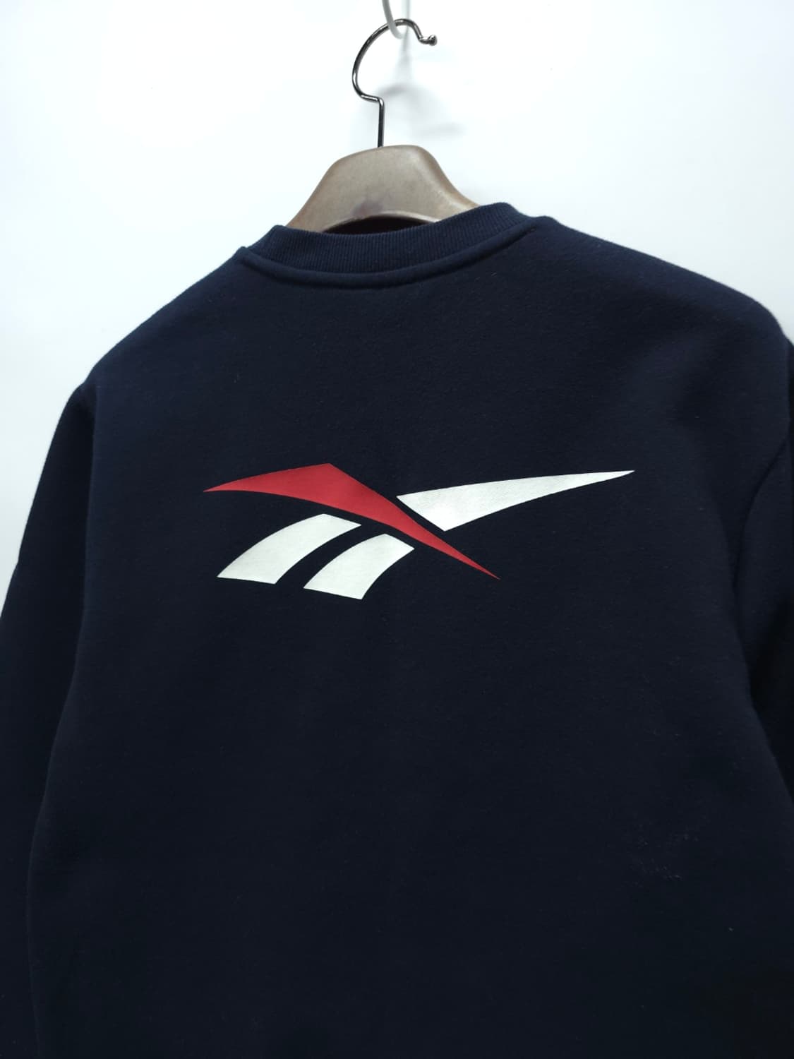 리복 남성 클래식 빅로고 기모 맨투맨 네이비 (L사이즈) 상품이미지8