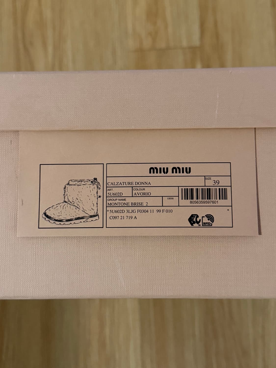 Miumiu 시어링 부츠 상품이미지7