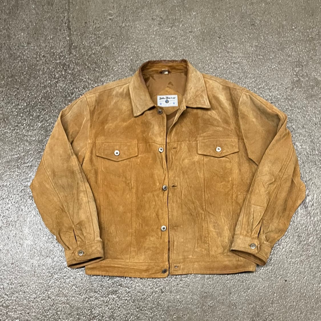 90s 빈티지 가죽 트러커 자켓 (105-110) 상품이미지1