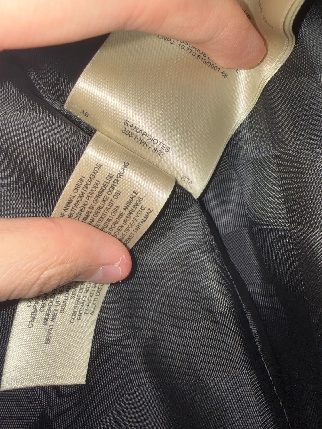 버버리 런던 케시미어 혼방 코트 정품 상품이미지5