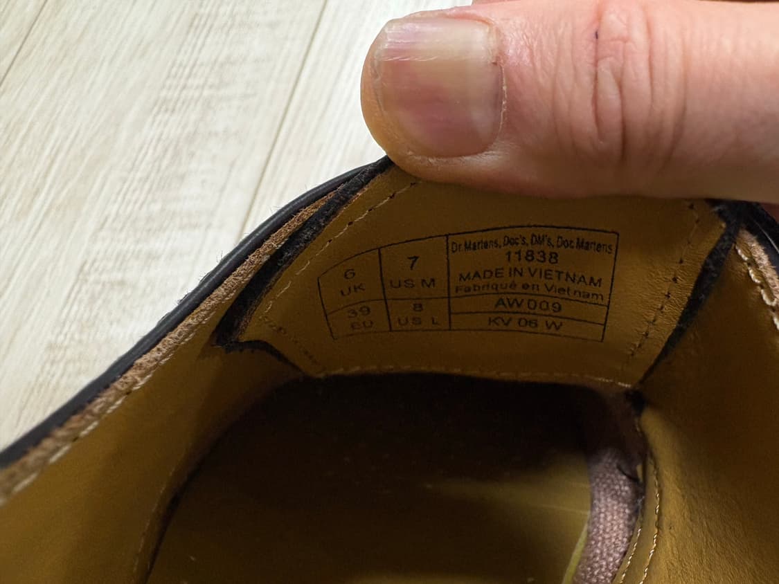 닥터마틴 1461 3홀 스무스 250 상품이미지7