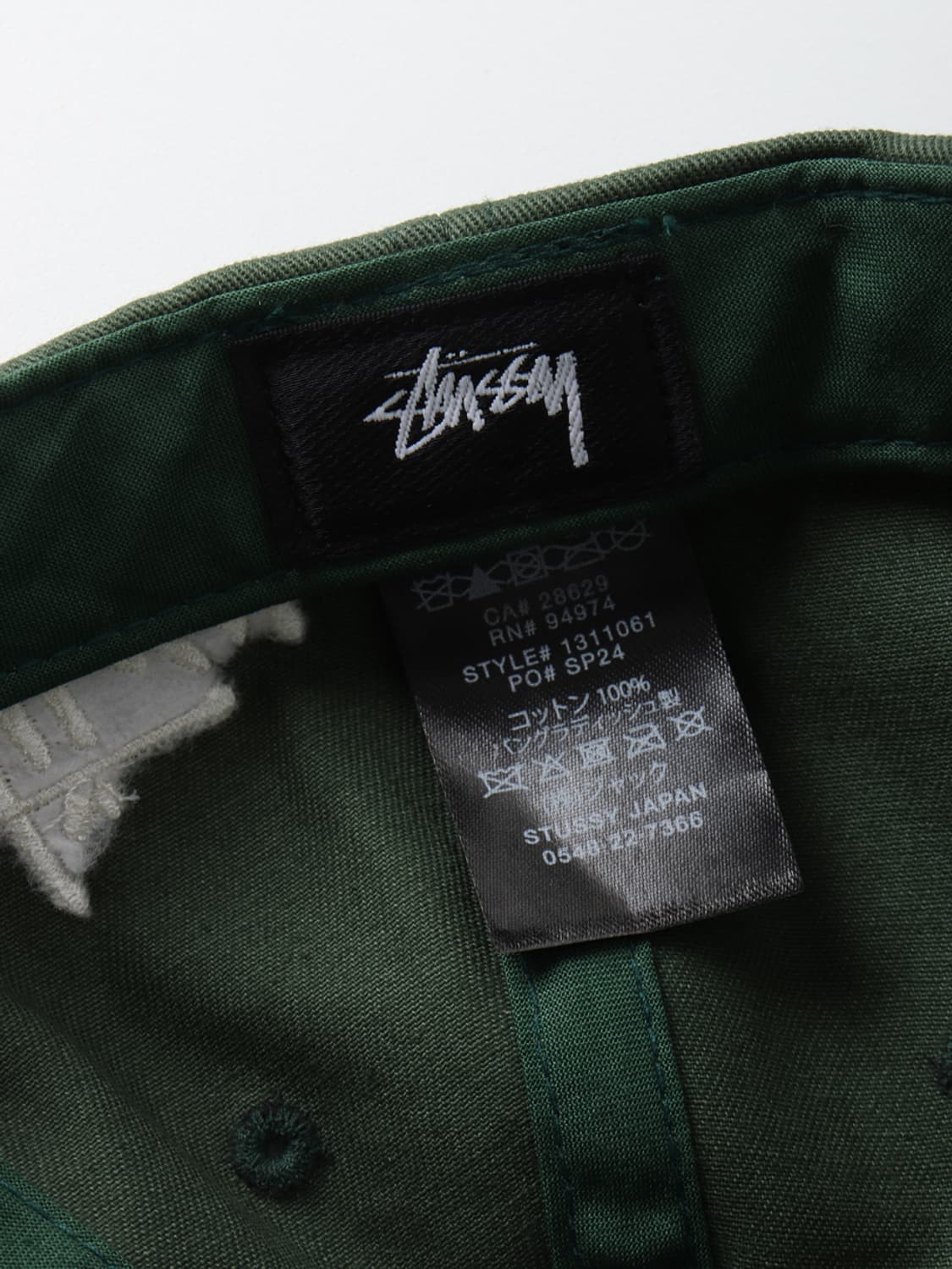  STUSSY Chenille S Low Pro Cap 상품이미지6