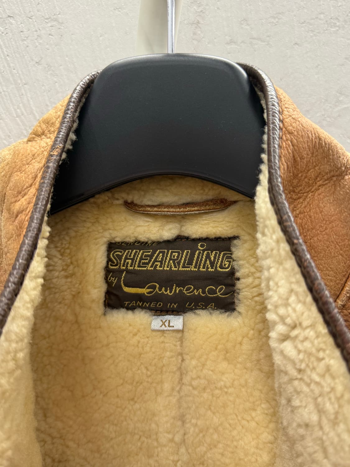 Made in USA 양가죽 양털 헌팅 무스탕 베스트 XL 상품이미지3