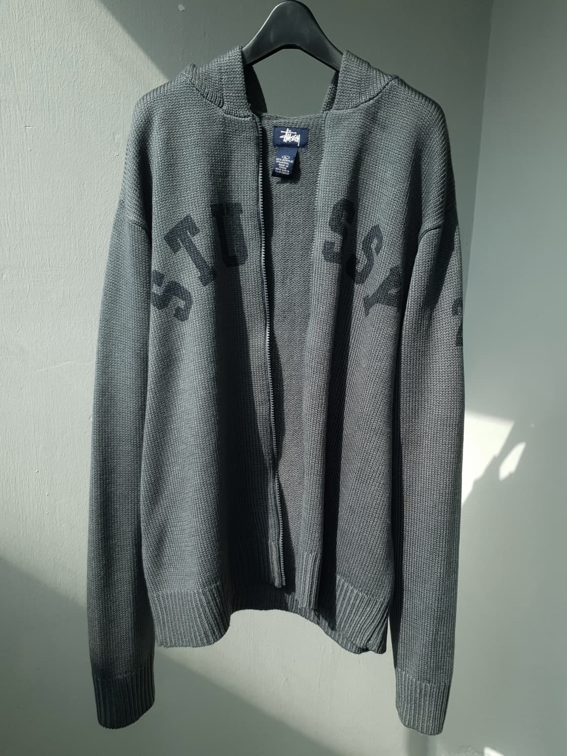 90s,00s Stussy knit hood zipup 상품이미지6