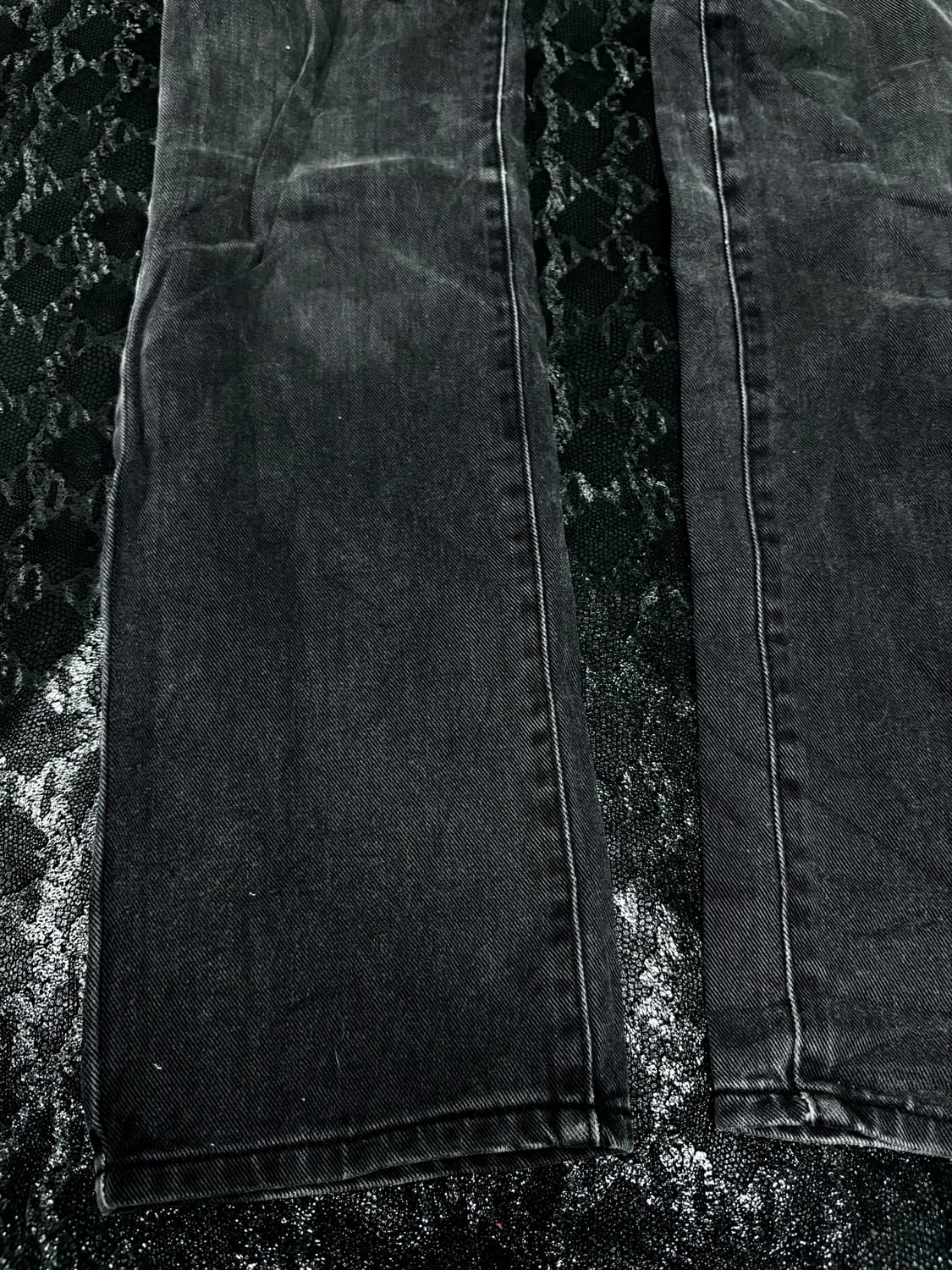“EDWIN” Black Straight Fit Pants 상품이미지2