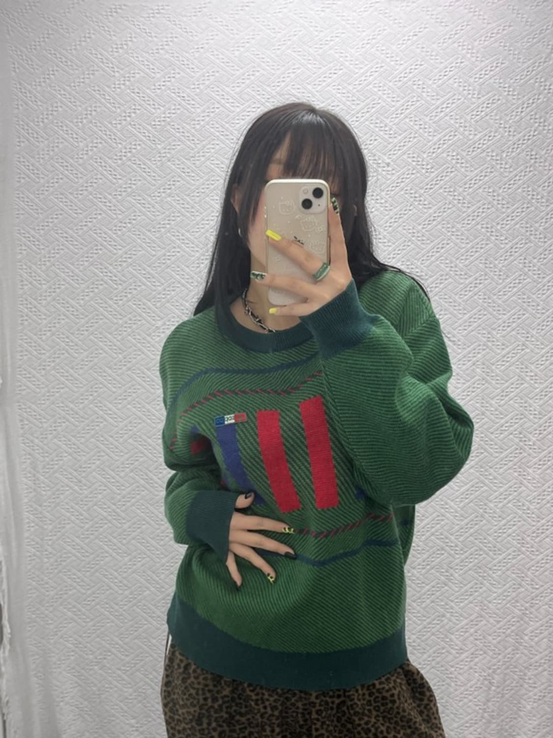 아디다스 90s 제우교역 울 니트 스웨터 100 C06127 상품이미지1