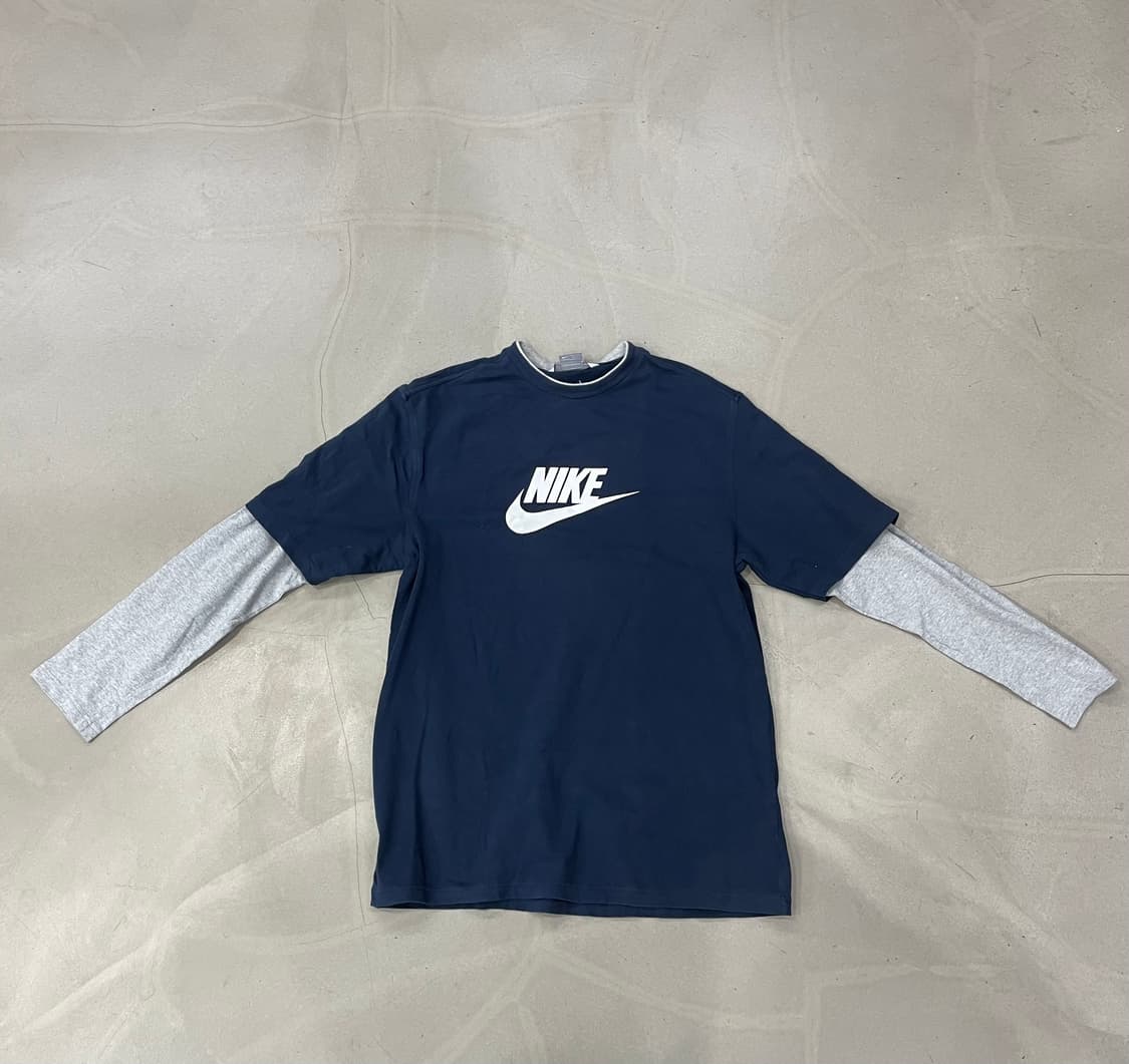 나이키 빅 로고 레이어드 티셔츠 L 상품이미지1