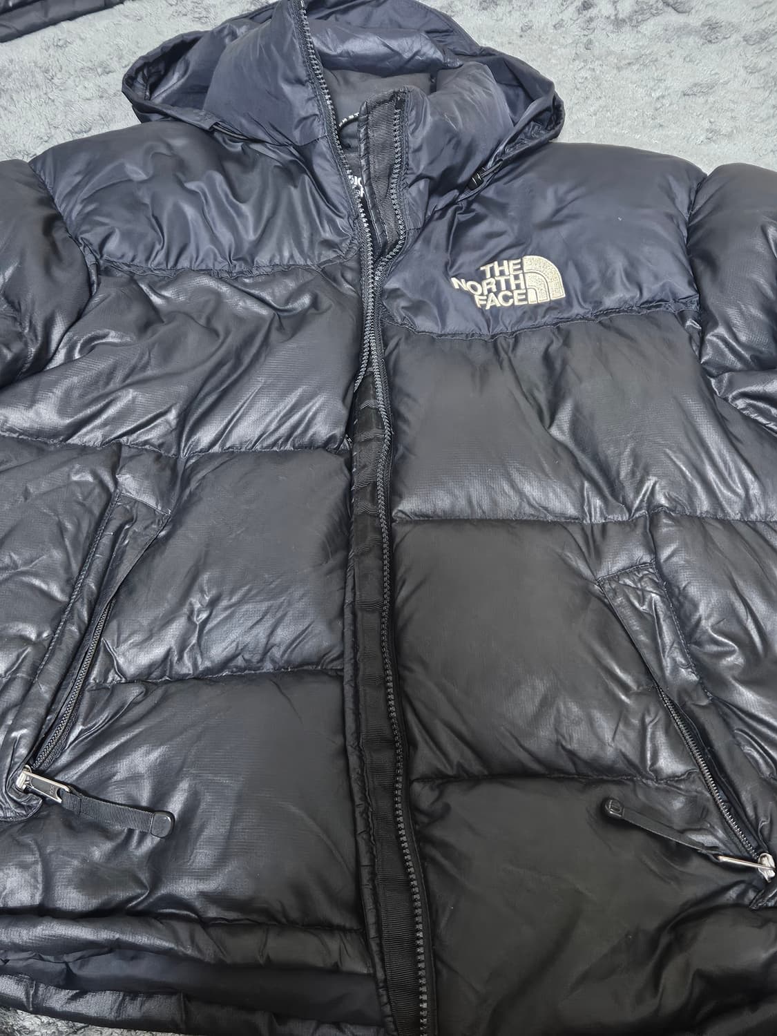 노스페이스 블랙 패딩 상품이미지1