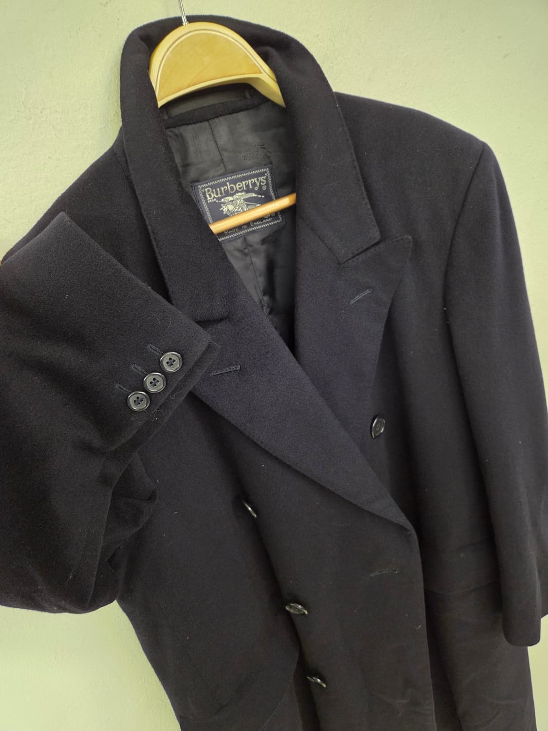 버버리 퓨어 캐시미어100% 남성 더블 코트 상품이미지8