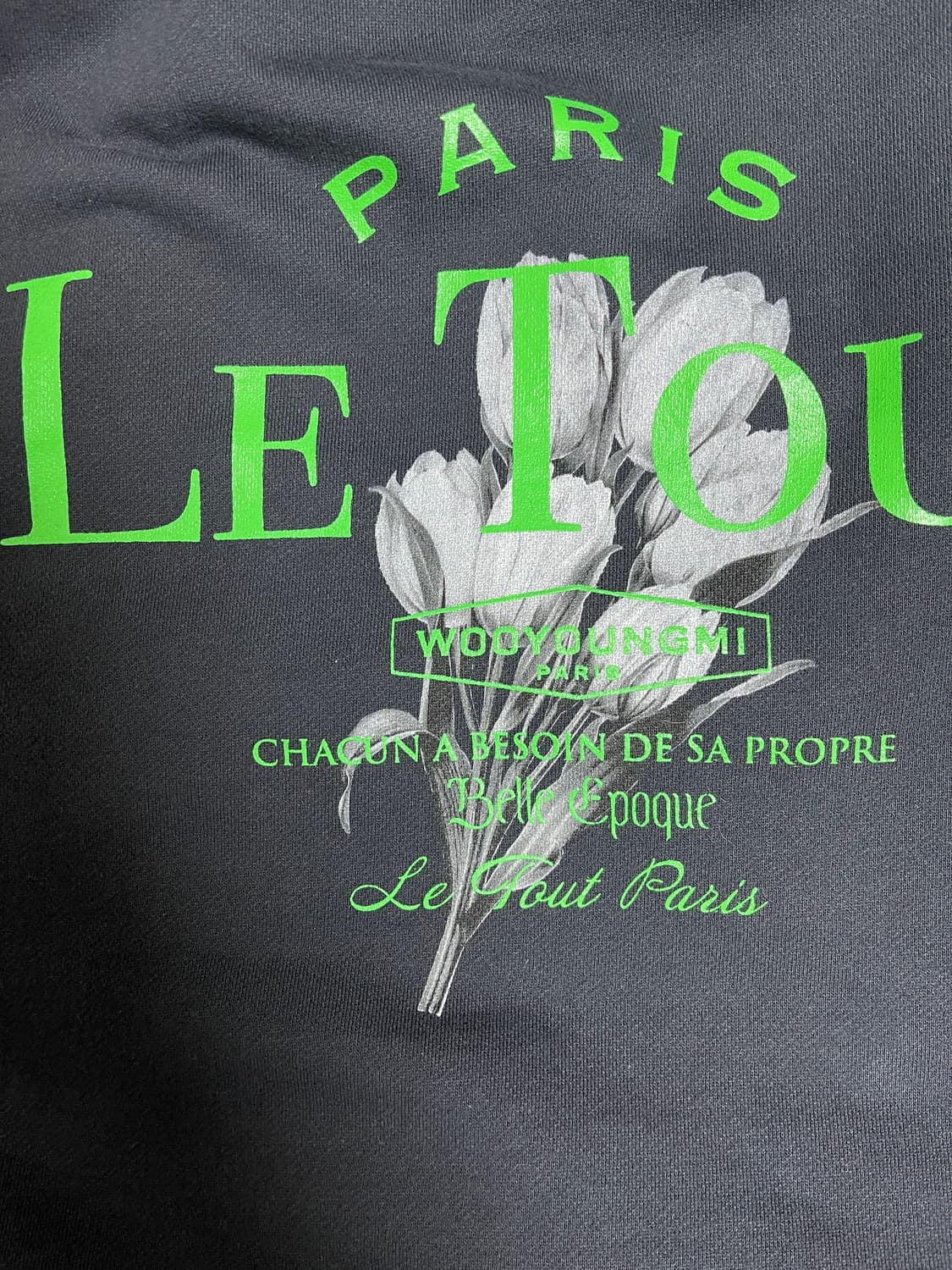 우영미 컬러 플라워 스웨트셔츠 상품이미지3