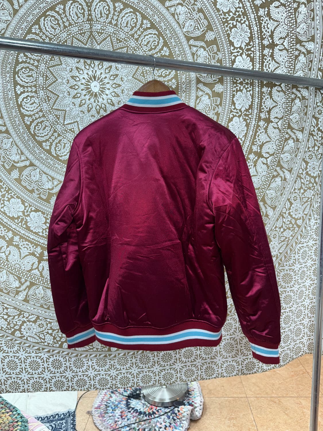 챔피온 빅로고 블루종 야구잠바 바시티자켓  상품이미지6