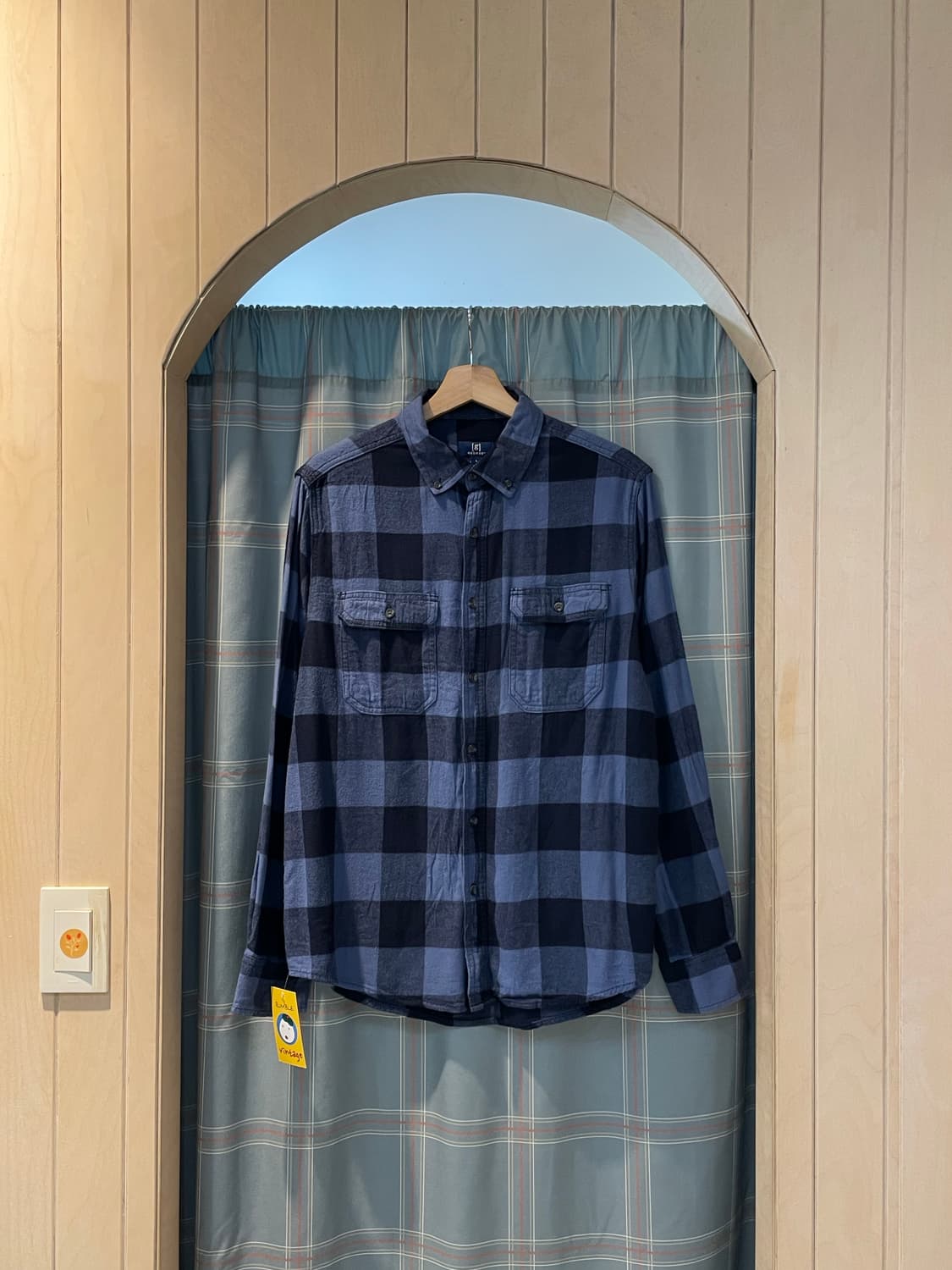 일본빈티지 워크포켓셔츠 (L) 상품이미지1