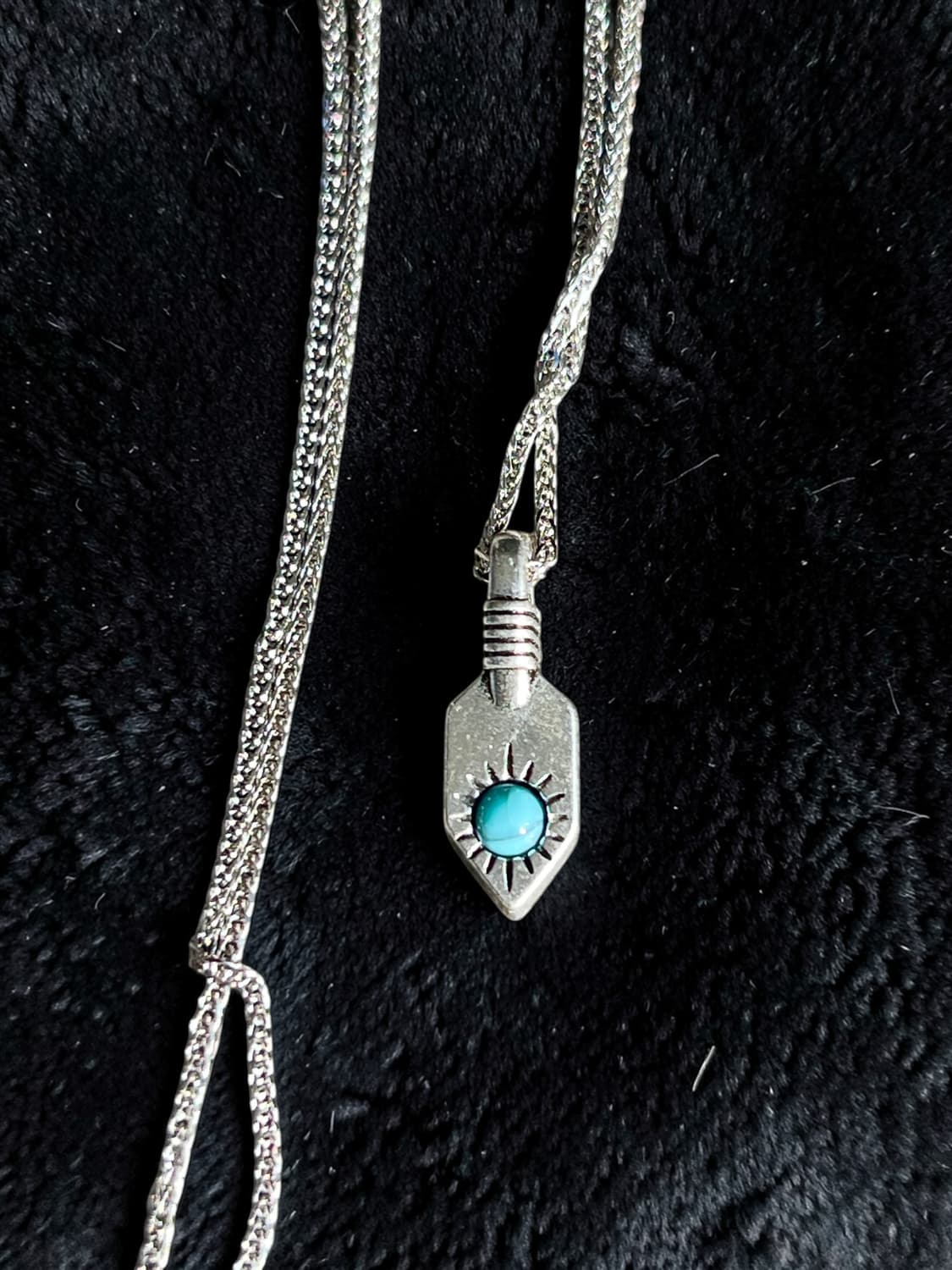 빈티지 터키석 팬던트 목걸이 상품이미지1