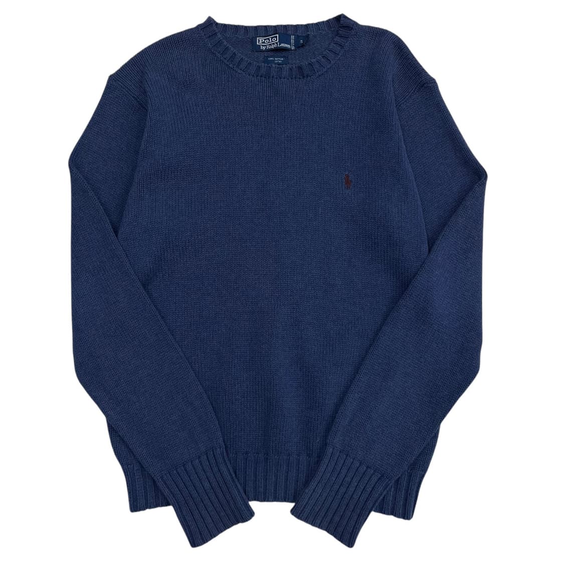 폴로 랄프로렌 버건디포니 블루 니트 S 상품이미지2