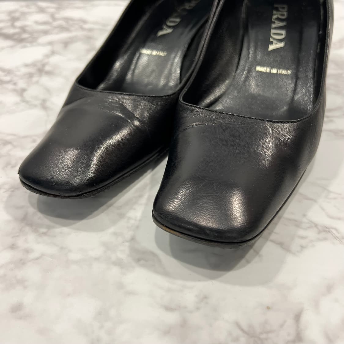 PRADA 여성 블랙 정장 구두 상품이미지6