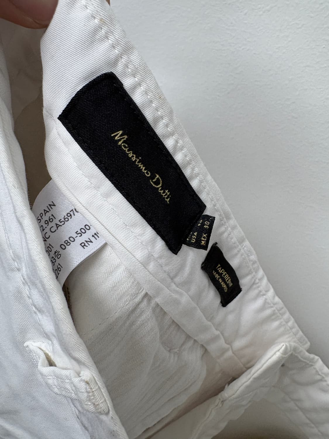 새상품 Massimo Dutti  테이퍼드 핏 팬츠 30 상품이미지6