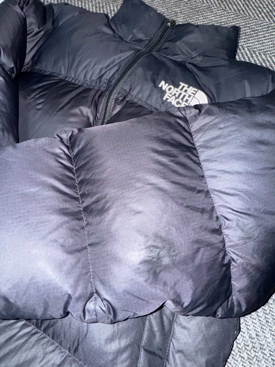 노스페이스 눕시 패딩 블랙 s 상품이미지4