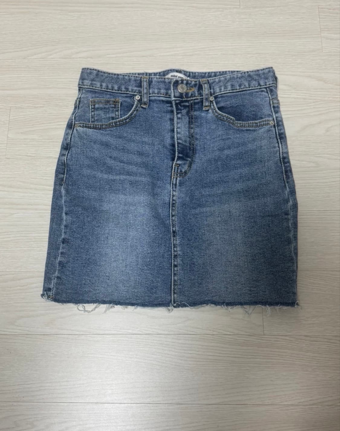 (새거) 진청치마 h라인 3천원 상품이미지1