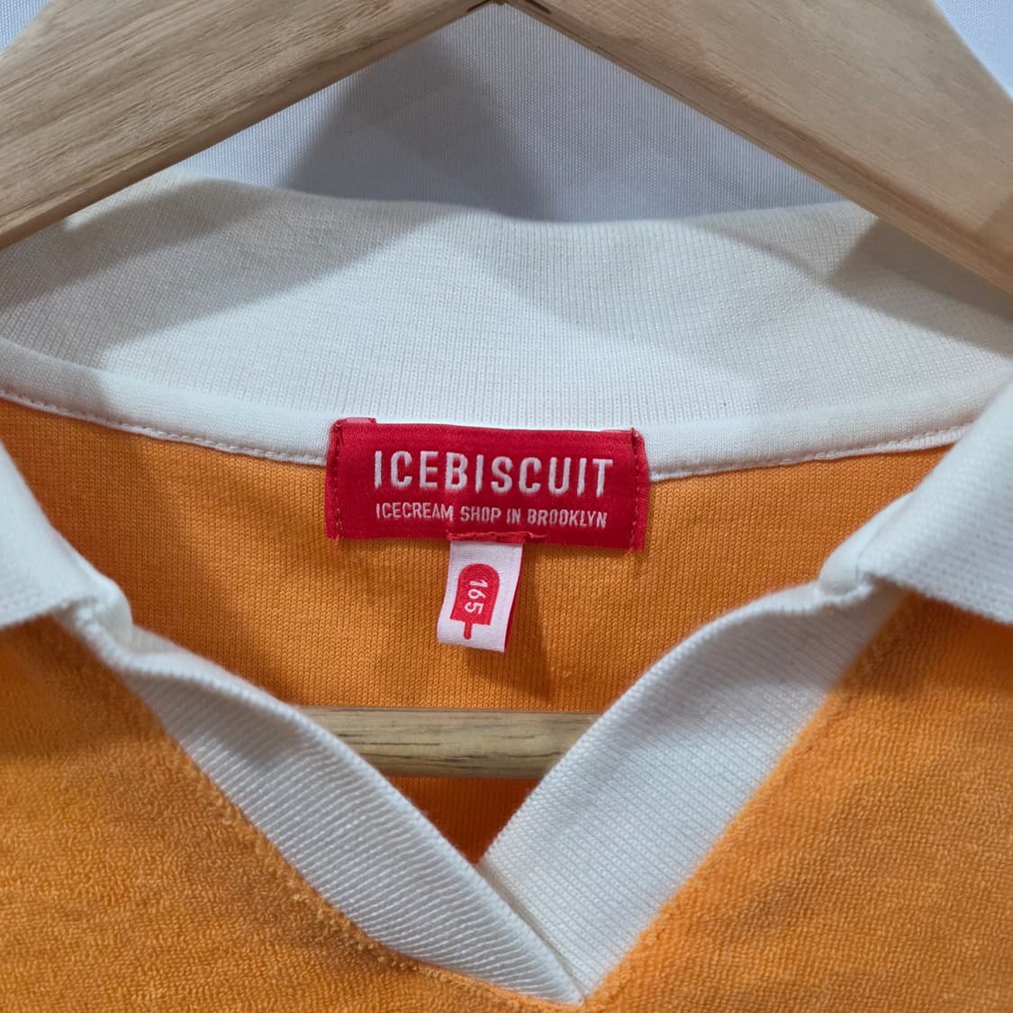 아이스비스킷 키즈 테리 카라 반팔티 165 상품이미지3