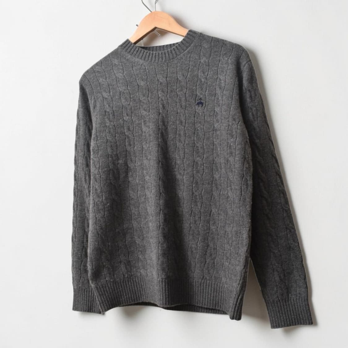 브룩스브라더스 케이블 니트 스웨터 S M0075 상품이미지1