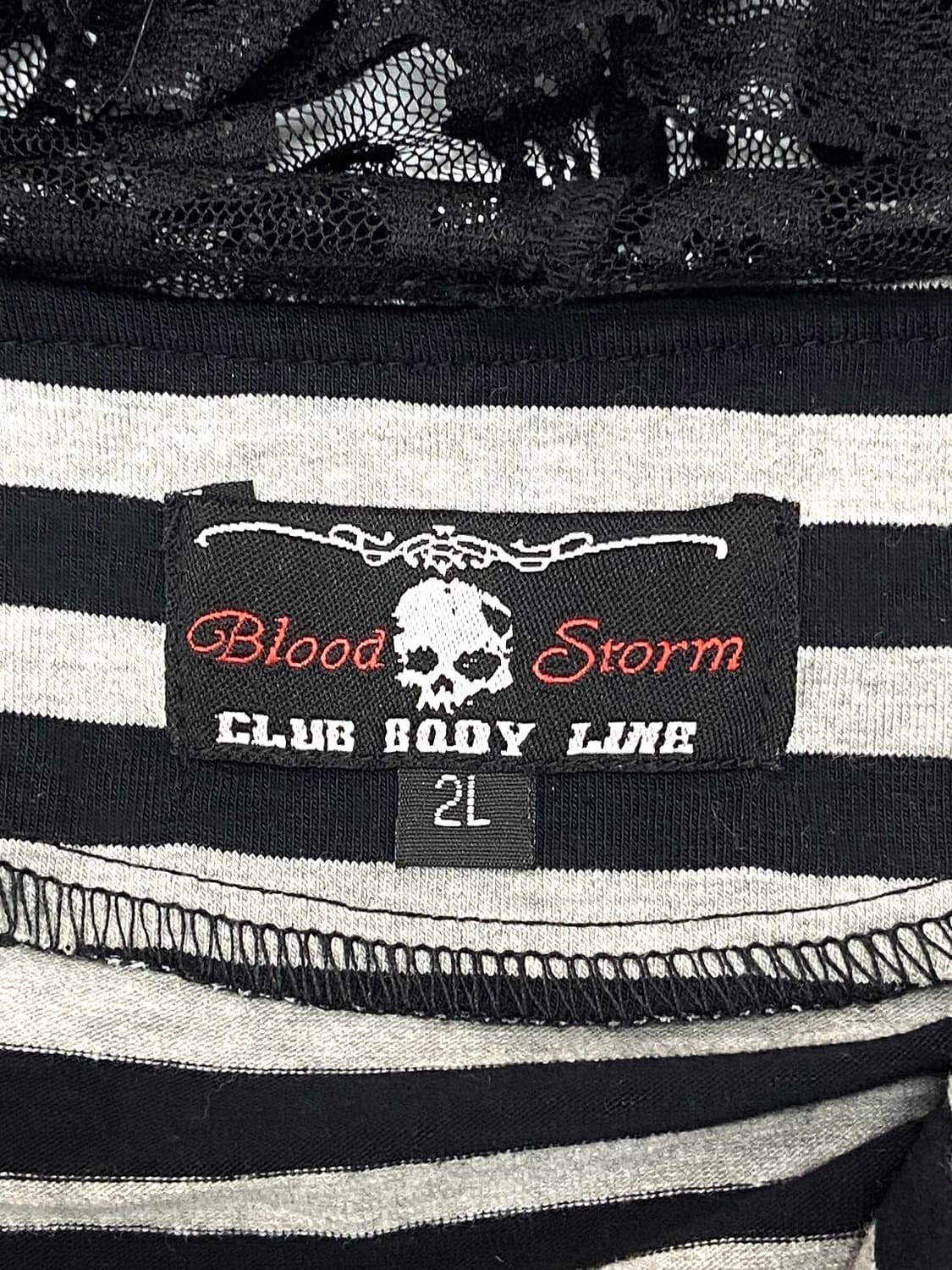 Blood Storm 스트라이프 레이스 집업 상품이미지7