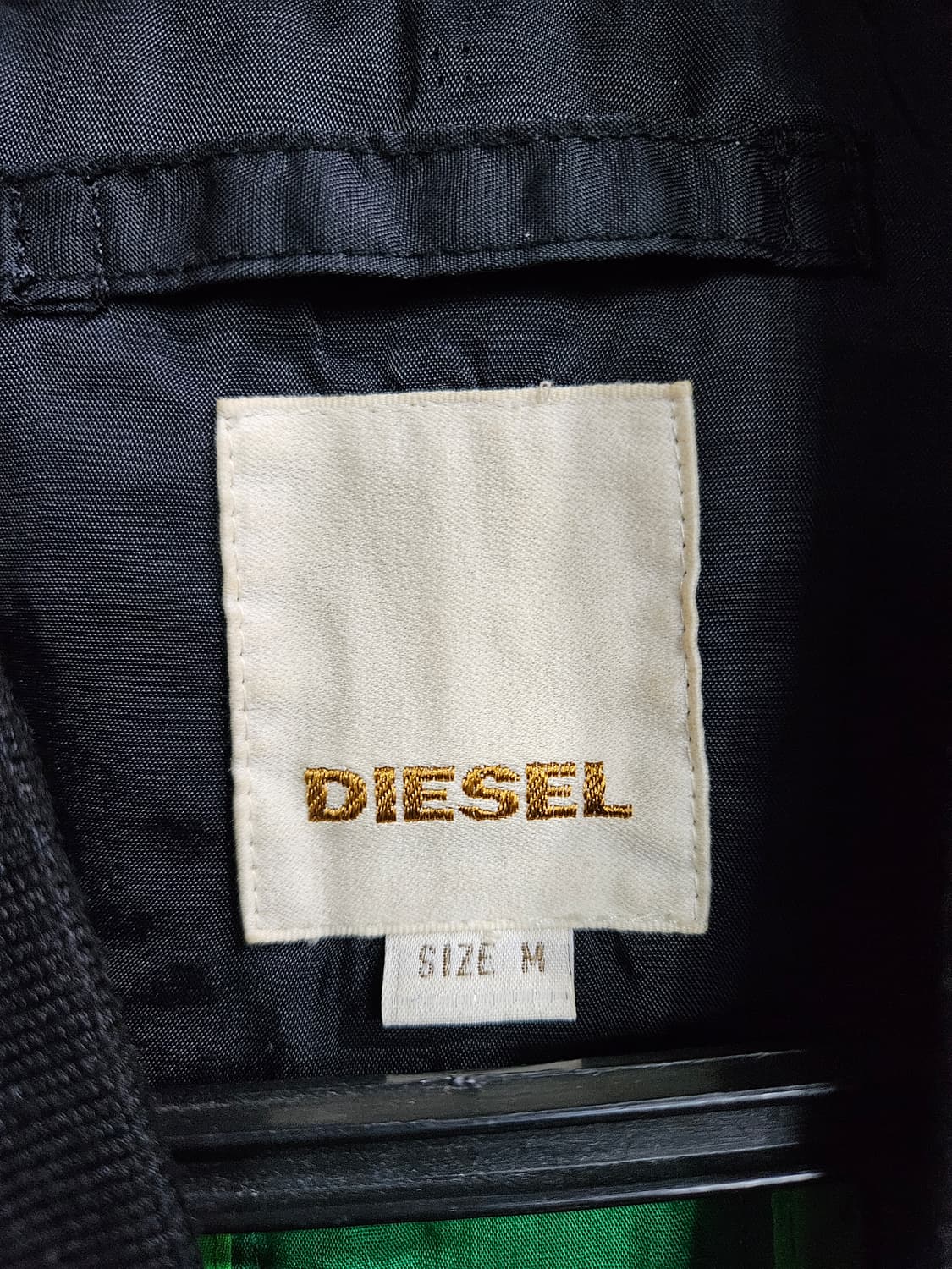 디젤 블랙 남성 95 항공점퍼 자켓  상품이미지3