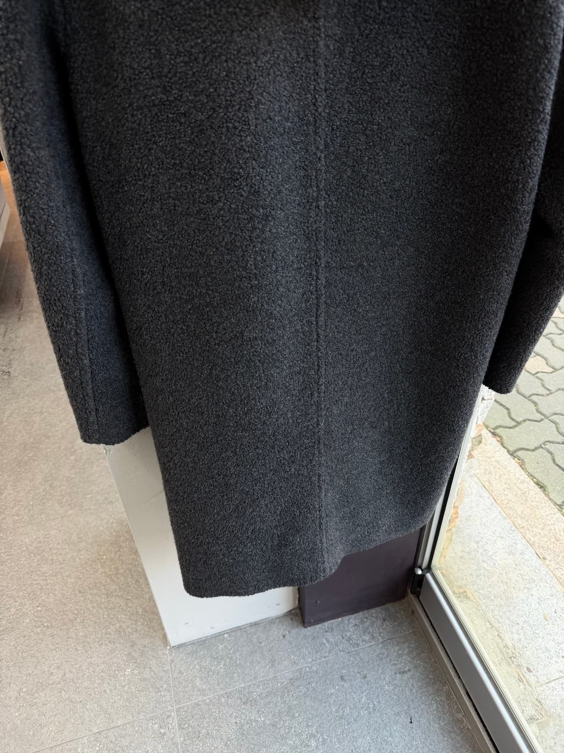 100/ 시스템옴므 플리스 후디드 코트 자켓 상품이미지7