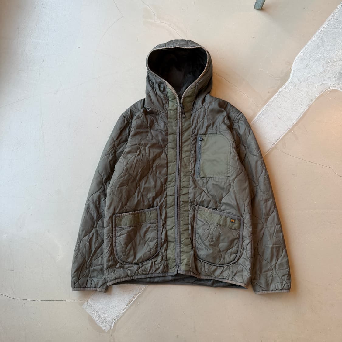 알파 인더스트리 퀼팅 라이너 자켓 상품이미지2