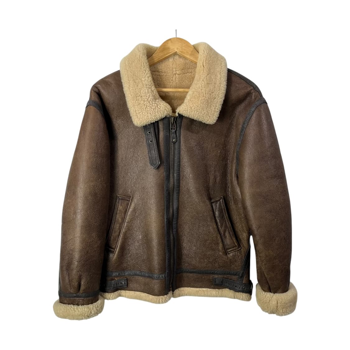 [VTG] 빈티지 B-3 램스킨 레더 무스탕 상품이미지1