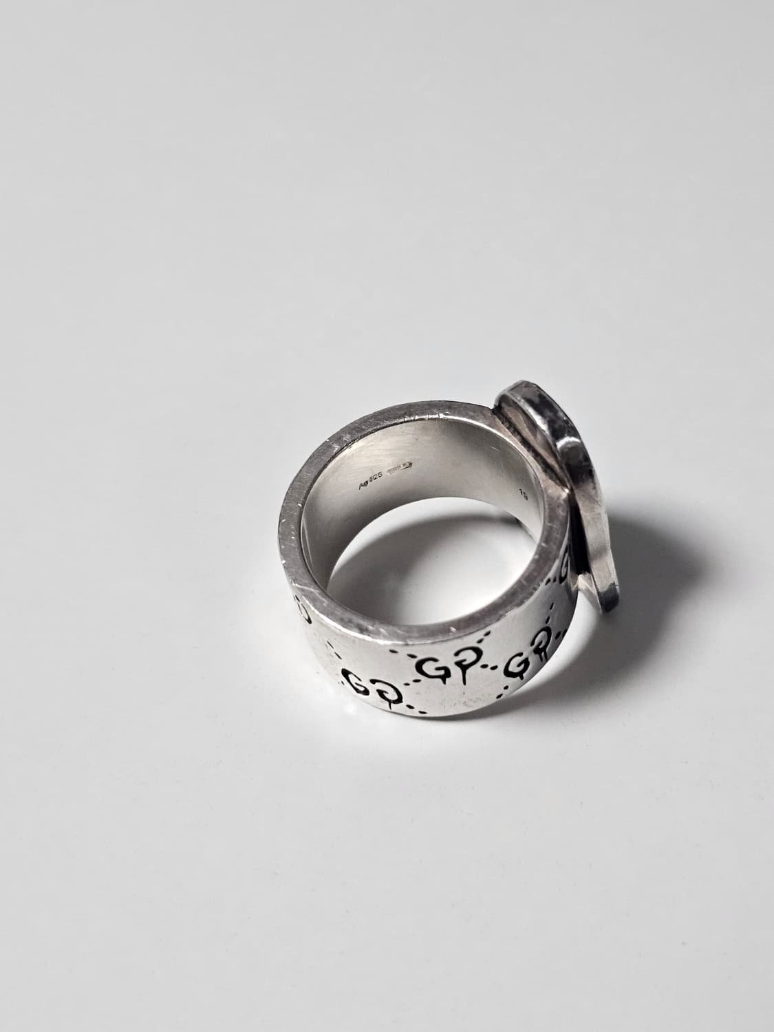 구찌 고스트링 실버 반지 19호 상품이미지4