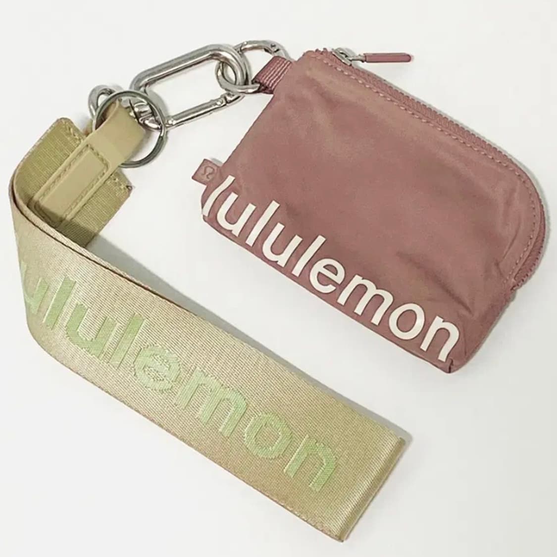 [정품] LULULEMON 룰루레몬 카드 파우치+키체인 2종세트 상품이미지1