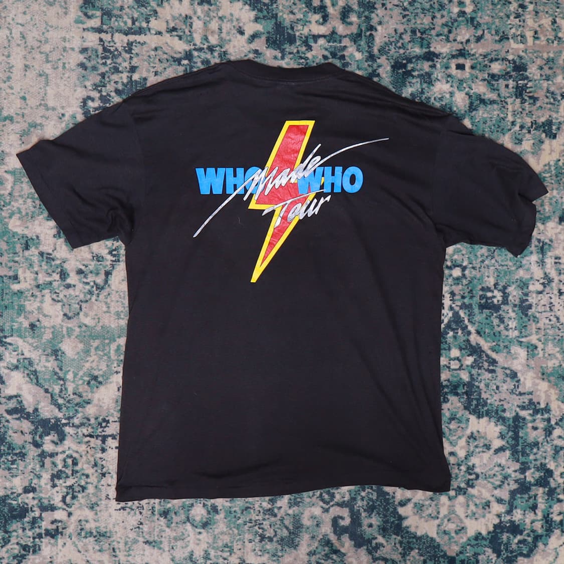 VTG 빈티지 AC/DC 1987년도 투어 밴드 반팔 티셔츠 XL 상품이미지4