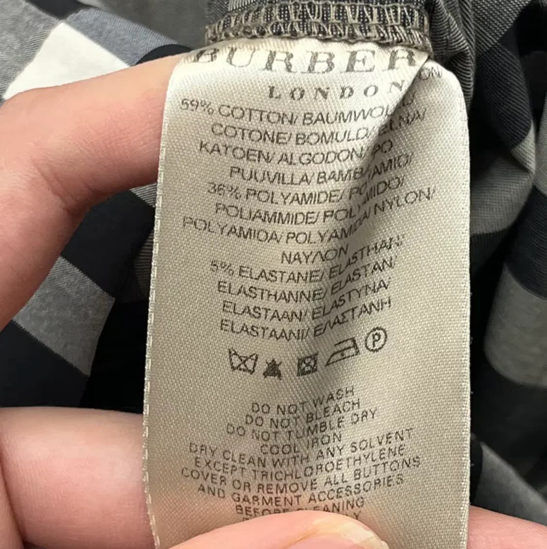 버버리 여성 벨티드 원피스 (UK 10) 상품이미지5